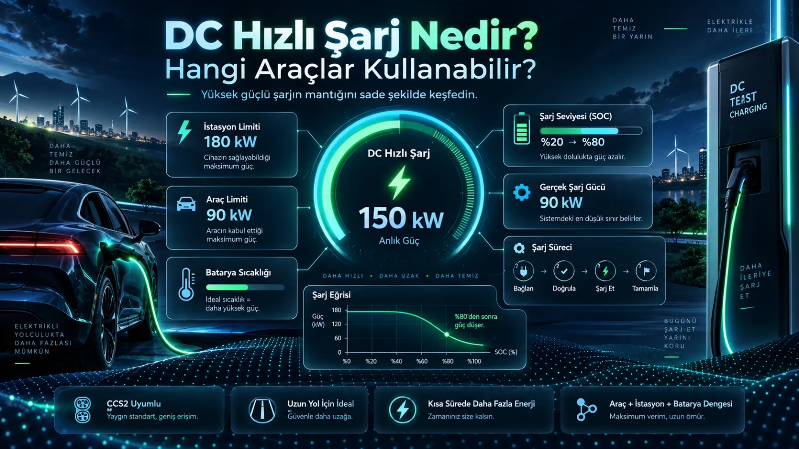 DC Hızlı Şarj Nedir? Hangi Araçlar Kullanabilir?